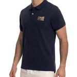 CAVALLI CLASS Polo T-Shirt Uomo MM 100% Cotone Slim Fit Colore Blu QXH01F KB002 (50 L IT Uomo)