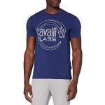 CAVALLI CLASS T-Shirt Uomo, Blu di Chino