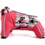 CCTUNG Vestiti da Cane Cappotti Invernali per Cani Abiti Caldi Animali Domestici Abiti Impermeabili-Pink,S
