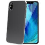Custodie iPhone XS Max trasparenti in silicone Celly 