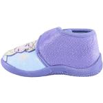 Pantofole larghezza E lilla numero 25 di cotone chiusura velcro antiscivolo per bambini 