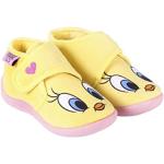Pantofole larghezza E gialle numero 25 di cotone antiscivolo per bambini Looney Tunes Gatto Silvestro e Titti Titti 