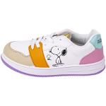Sneakers larghezza E multicolore numero 30 in PVC con stringhe per bambini Snoopy 