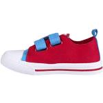 Sneakers larghezza E casual rosse numero 28 in PVC traspiranti per bambini Marvel 