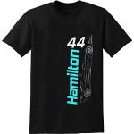 Magliette & T-shirt nere M mezza manica con manica corta per Uomo Chaba Lewis Hamilton 