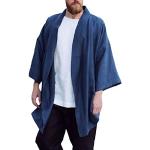 Cappotti con cintura  casual blu XL per la primavera per Uomo 