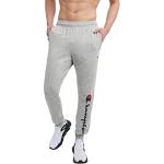 Pantaloni grigi XXL taglie comode di cotone lavabili in lavatrice da jogging per Uomo Champion 