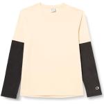 Magliette & T-shirt punk beige chiaro XXL taglie comode manica lunga con manica lunga per Uomo Champion 