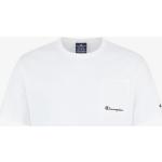 Magliette & T-shirt classiche bianche con scollo tondo con taschino per Uomo Champion 