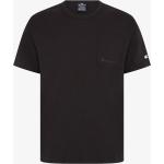 Magliette & T-shirt classiche nere con scollo tondo con taschino per Uomo Champion 