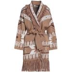 Cardigan etnici M di lana manica lunga per Donna Charlott 