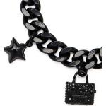 Bracciali neri in ottone a catena per Donna Marc Jacobs 