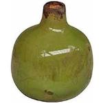 Chehoma Vaso in ceramica verde 10 x 9 cm