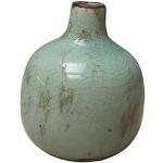Chehoma Vaso in ceramica verde/grigio, 9 x 10 cm