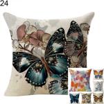Cuscini 45x45 cm a tema farfalla per divani morbidi 