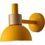 Appliques industriali gialle in ferro da bagno compatibile con E27 