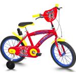 Biciclette rosse 16 pollici per bambini 