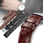 Cinturini orologi vintage neri per Uomo con cinturino in pelle 