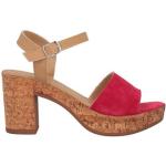 Scarpe estive rosse numero 39 di gomma per Donna Cinzia Soft 