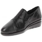 Sneakers larghezza E casual nere numero 41 di pelle per Donna Cinzia Soft 