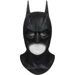 Maschere nere Taglia unica di latex di Carnevale Batman 