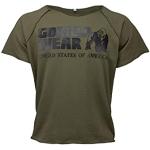 T-shirt verdi M taglie comode da fitness per Uomo Gorilla Wear 