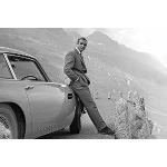 Close Up Bond - Poster Sean Connery & Aston Martin