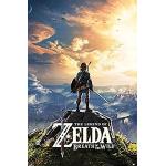 Poster multicolore di videogiochi Pyramid The Legend of Zelda 