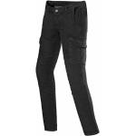 Jeans neri di cotone da moto per Uomo Clover 