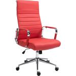 Sedie moderne rosse di pelle da ufficio 
