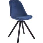 Sedie moderne blu in poliestere con imbottitura di design 