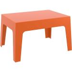 Tavolini arancioni di plastica per 2 persone 