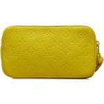 Borsette clutch gialle in pelle di vitello Louis Vuitton 