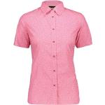 Camicie stretch scontate rosa traspiranti mezza manica per Donna CMP 