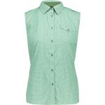 Camicie stretch scontate verdi XXL taglie comode traspiranti senza manica per Donna CMP 