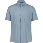 Camicie scontate blu S di pile per la primavera mezza manica con manica corta per Uomo CMP 