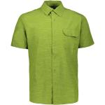 Camicie stretch scontate verdi S di pile traspiranti per la primavera mezza manica per Uomo CMP 