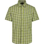 Camicie stretch scontate verdi XXL taglie comode per l'estate mezza manica per Uomo CMP 