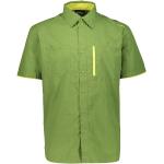 Camicie scontate verdi M di pile per la primavera mezza manica con manica corta per Uomo CMP 