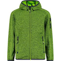 Cmp Jacket 30h5914 Hooded Fleece Verde 4 Years