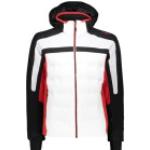 Cmp Man Jacket Zip Hood Bianco 20 - Giacca da sci - Nero/bianco/rosso [Taglia : 54]