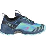 Scarpe larghezza E scontate blu numero 36 di gomma con stringhe impermeabili trail running per Donna CMP 