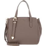 Coccinelle Gleen Handbag Grained Leather Warm Taupe