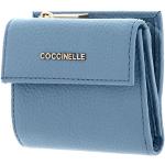 Mini portafogli eleganti blu di pelle per Donna Coccinelle 
