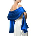 CoCogirls Silky Satin stola dell'involucro dello scialle sciarpa Pashmina per la sposa damigelle in adatta a qualsiasi abito da sposa, da sera, da matrimonio, da gala (Royal Blue #5, 200 60)