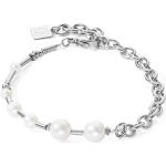 Bracciali eleganti grigi in argento di perle 