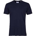 Colorati Standard Nuovo Classico Organica T-Shirt in, Blu Navy, S