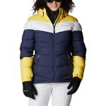 Giacche da sci bianche XS in poliestere con tasca per ski-pass per Donna Columbia 
