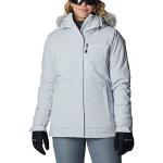 Giacche da sci grigie M in poliestere con tasca per ski-pass per Donna Columbia Alpine 