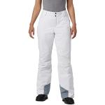 Pantaloni scontati bianchi L impermeabili traspiranti da sci per Donna Columbia Bugaboo 